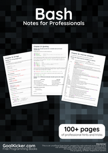 Bash Notes for Professionals book