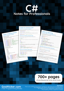 C# Notes for Professionals book