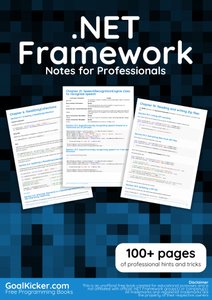 .NET Framework Notes for Professionals book