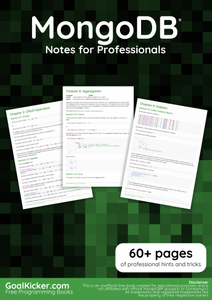 MongoDB Notes for Professionals book