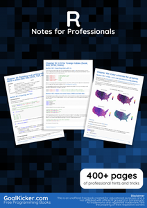 R Notes for Professionals book