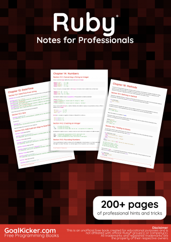 Ruby Notes for Professionals book