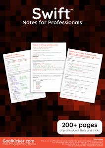 Swift Notes for Professionals book